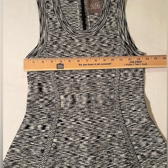 Lela Rose Black and White Patterned Dress - Picture 12 of 16